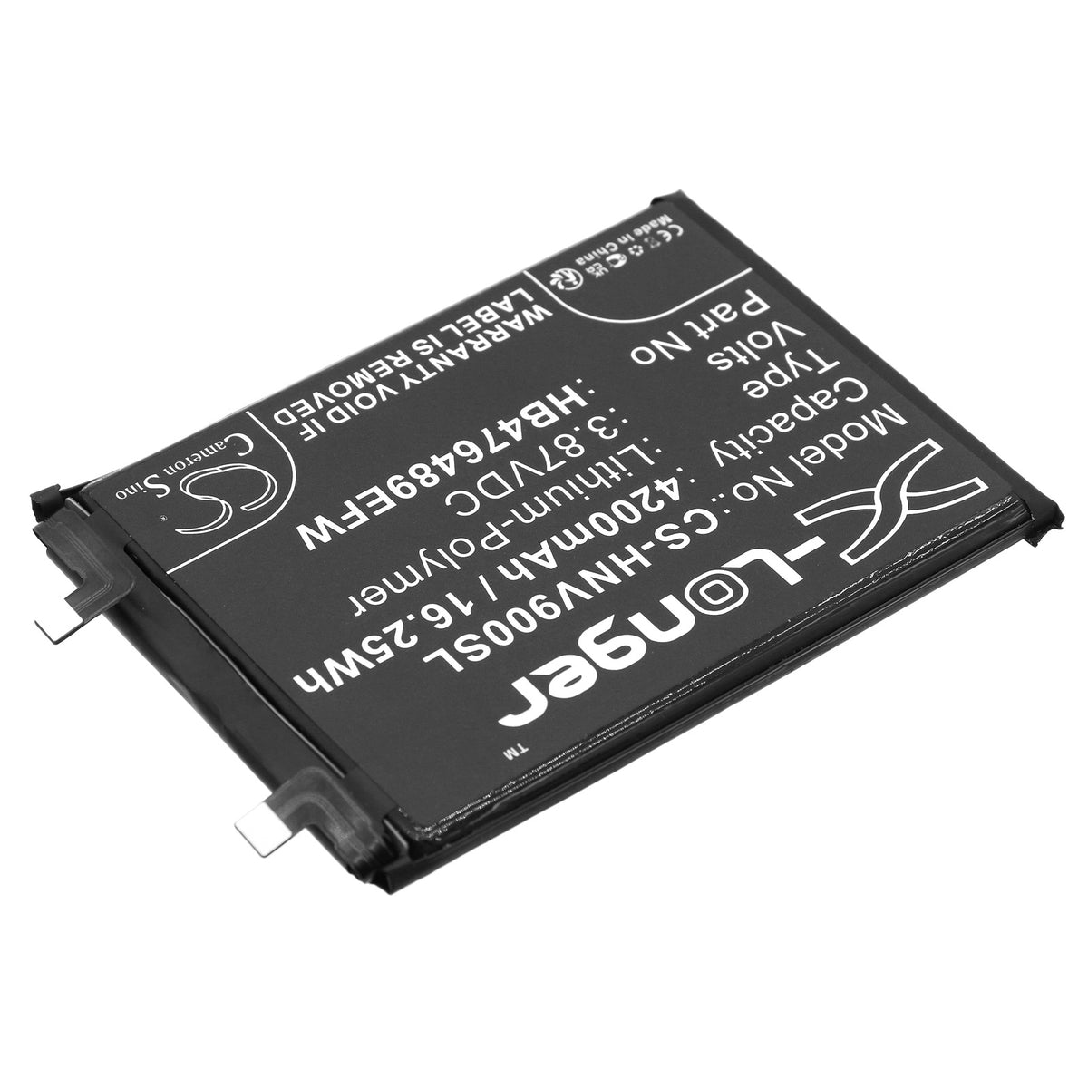 Replacement Battery for Honor Nova 9 – Mobile, SmartPhone – 4200mAh / 3.87V