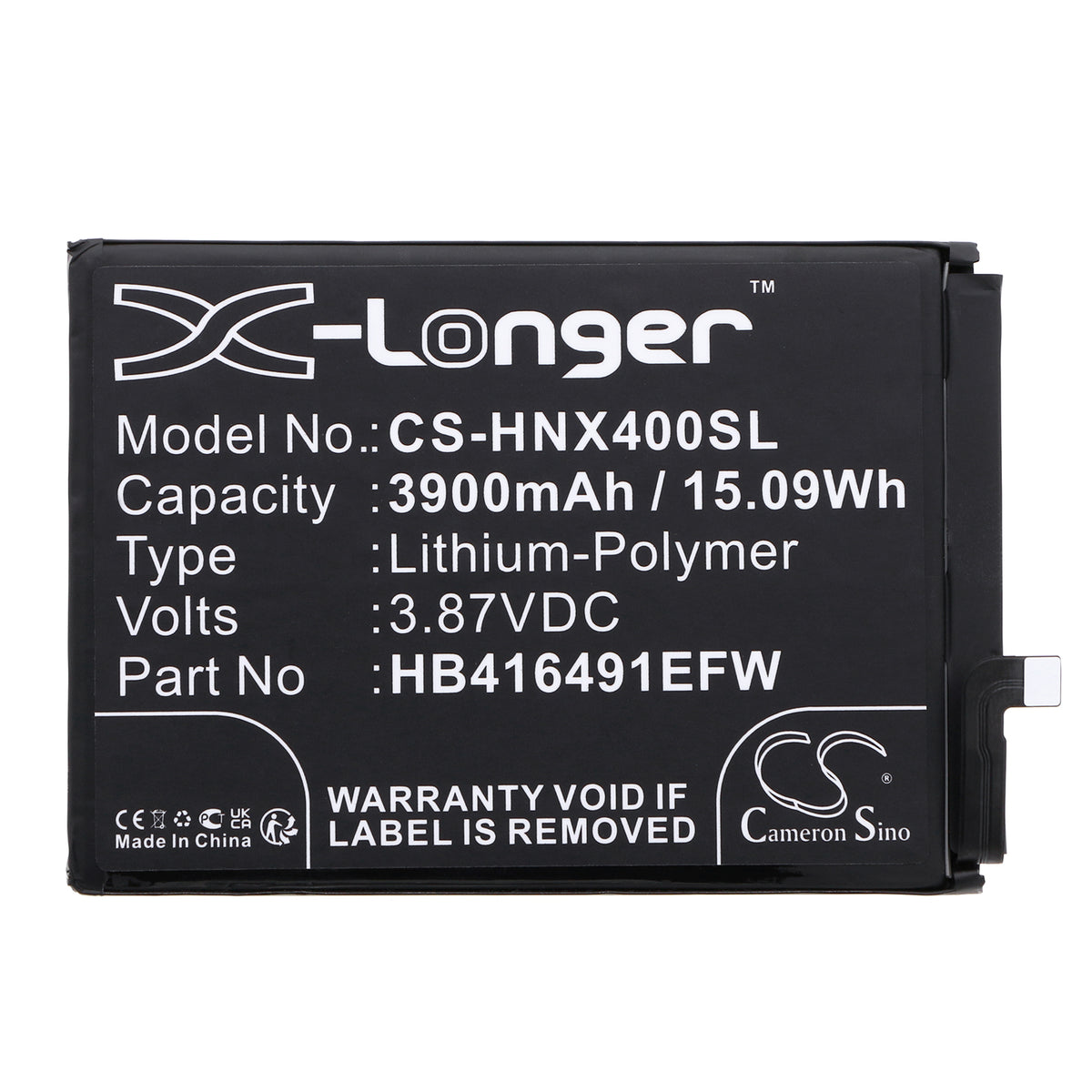 Replacement Battery for Honor Play 7T Pro – Mobile, SmartPhone – 3900mAh / 3.87V