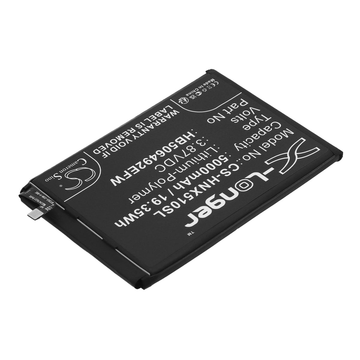 Replacement Battery for Honor Magic 5 Lite – Mobile, SmartPhone – 5000mAh / 3.87V