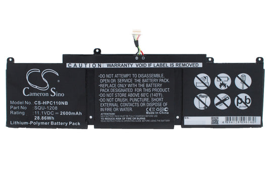 Replacement Battery for HP Chromebook 11 – Notebook, Laptop – 2600mAh / 11.1V
