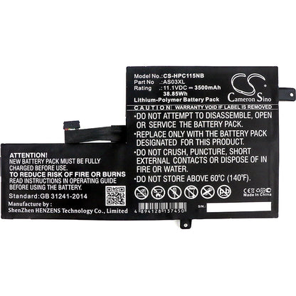 Replacement Battery for HP Chromebook 11 G5 EE – Notebook, Laptop – 3500mAh / 11.1V - image 3