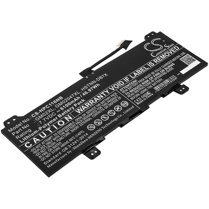 Replacement Battery for HP Chromebook 11 G7 EE – Notebook, Laptop – 6100mAh / 7.7V - image 1