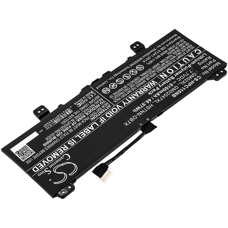 Replacement Battery for HP Chromebook 11 G7 EE – Notebook, Laptop – 6100mAh / 7.7V - image 2
