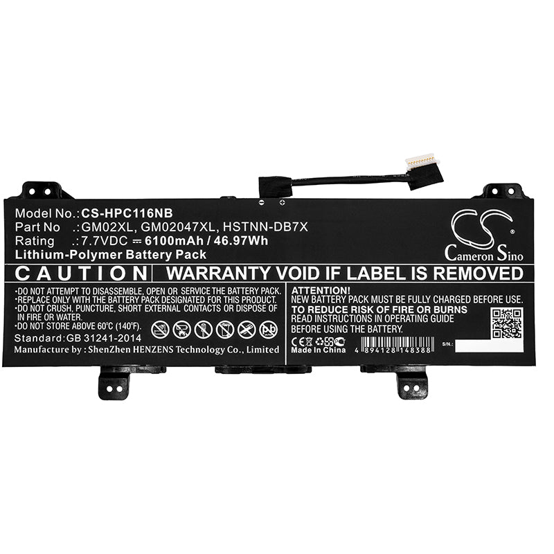 Replacement Battery for HP Chromebook 11 G7 EE – Notebook, Laptop – 6100mAh / 7.7V - image 3