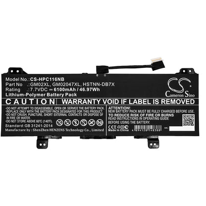 Replacement Battery for HP Chromebook 11 G7 EE – Notebook, Laptop – 6100mAh / 7.7V - image 3