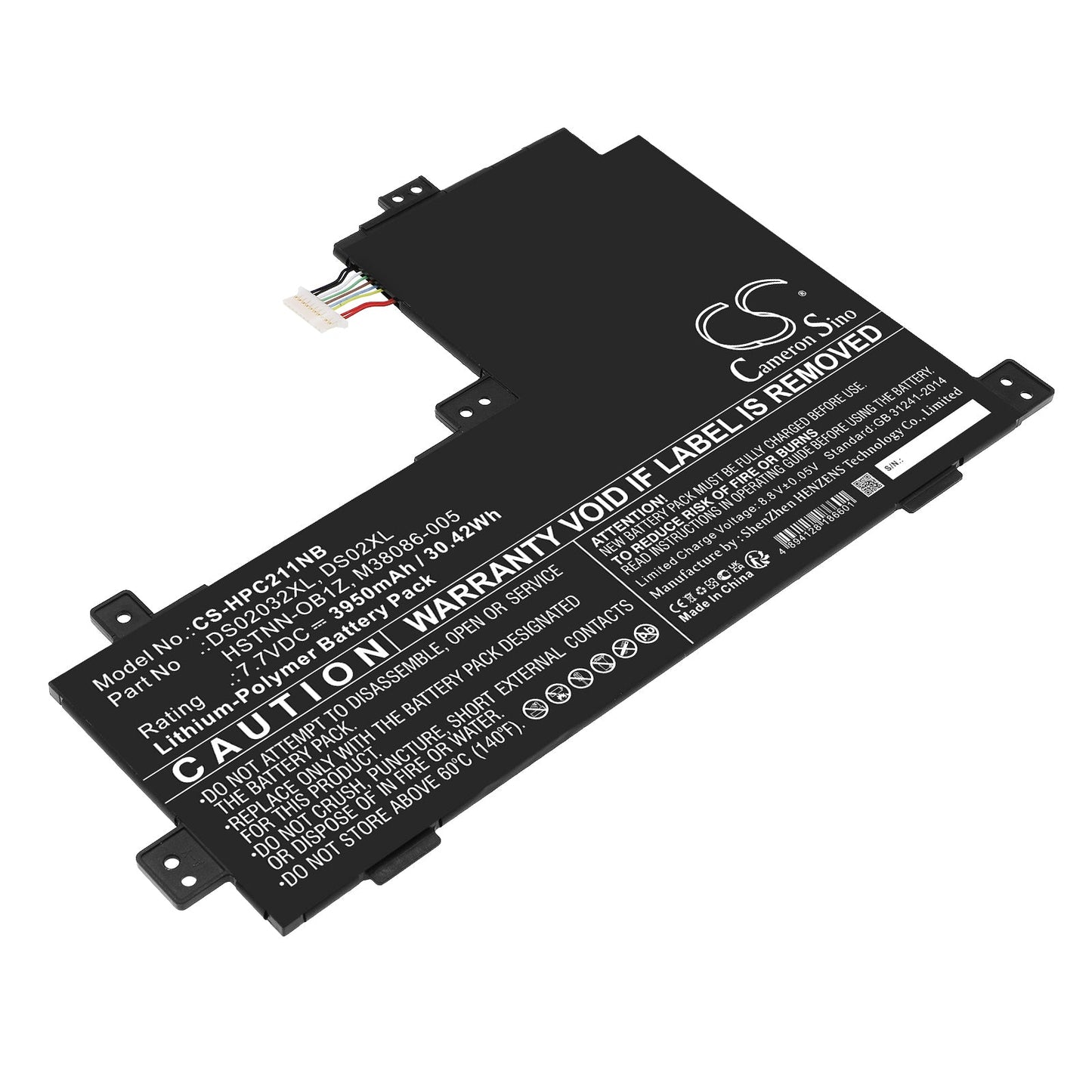 Replacement Battery for HP  3G0N5UA – Notebook, Laptop – 3950mAh / 30.42Wh / 7.7V