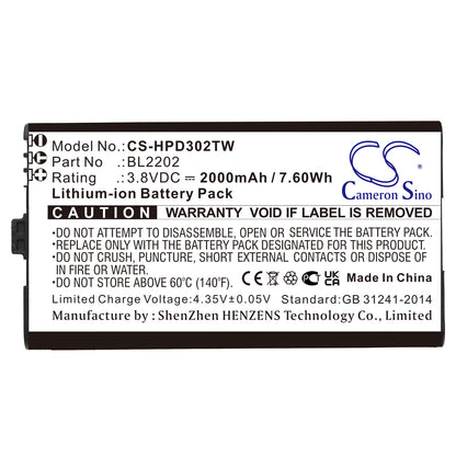 Replacement Battery for Hytera BD300 – Two-Way Radio – 2000mAh / 3.8V - image 3