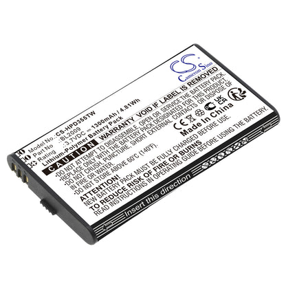 Replacement Battery for Hytera PD355 – Two-Way Radio – 1300mAh / 3.7V - image 1
