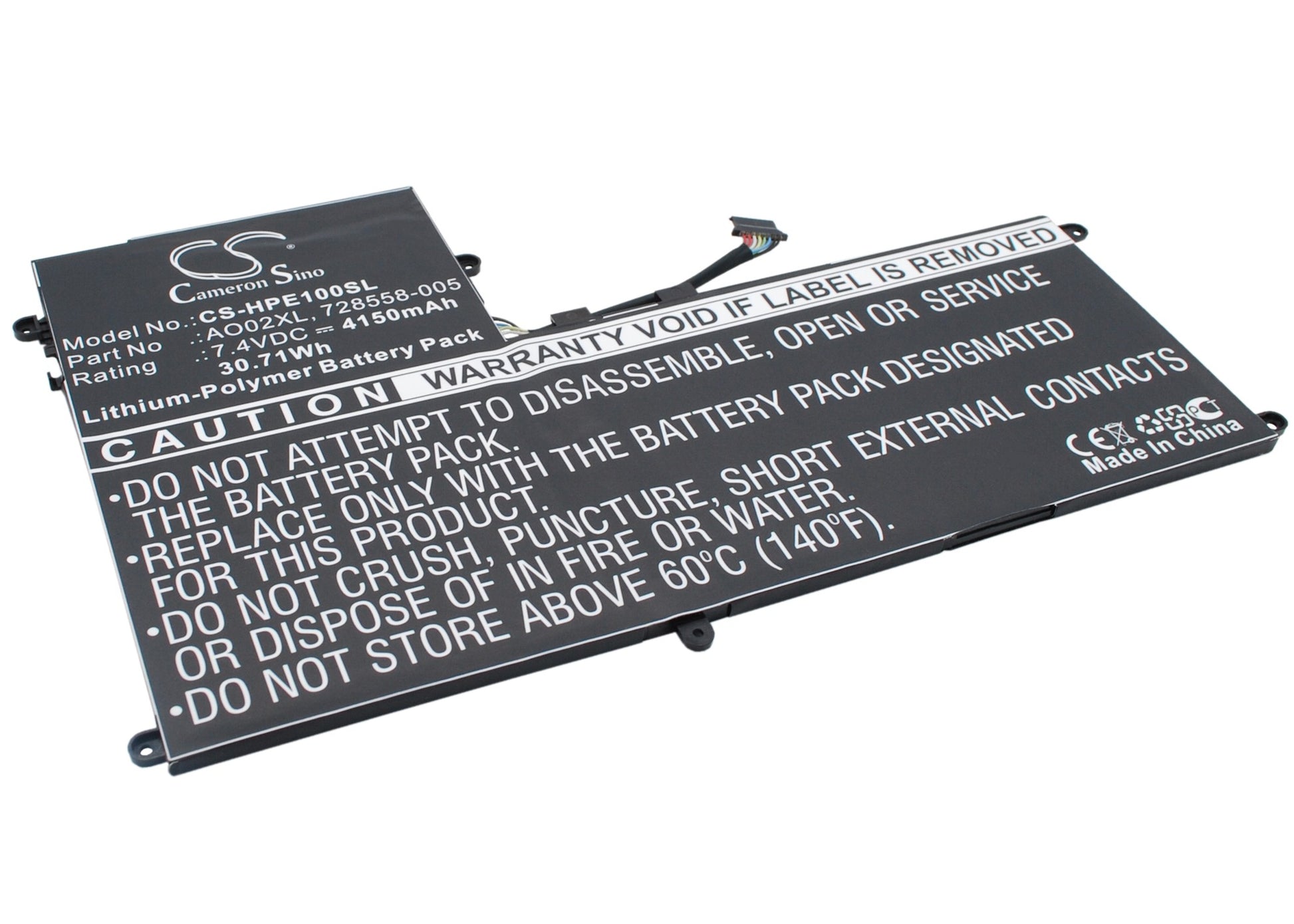 Replacement Battery for HP ElitePad 1000 – Tablet – 4150mAh / 7.4V - image 2