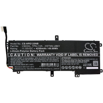 Replacement Battery for HP Envy 15-AS005NG W8Y52EA – Notebook, Laptop – 4250mAh / 11.55V - image 3