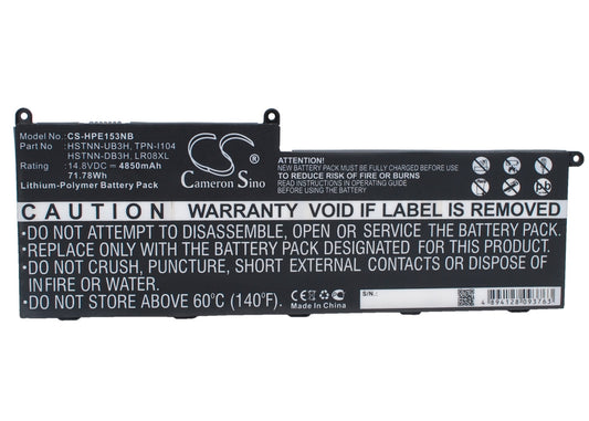 Replacement Battery for HP Envy 15-3000 – Notebook, Laptop – 4850mAh / 14.8V