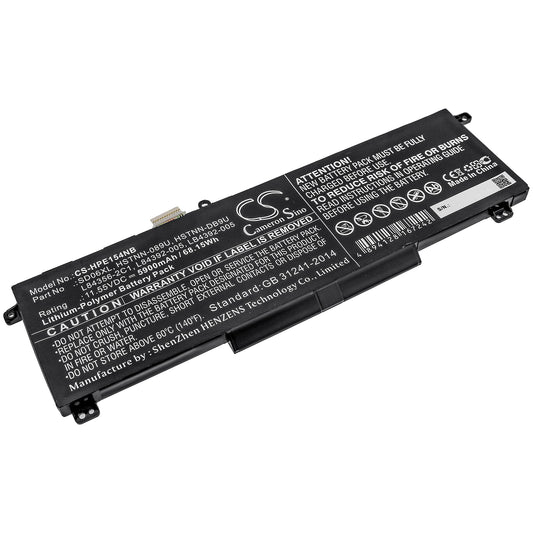 Replacement Battery for HP Omen 15-EK0004TX – Notebook, Laptop – 5900mAh / 11.55V