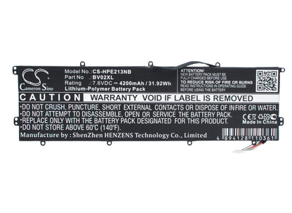 Replacement Battery for HP  Envy 13-j000 – Notebook, Laptop – 4200mAh / 31.92Wh / 7.6V