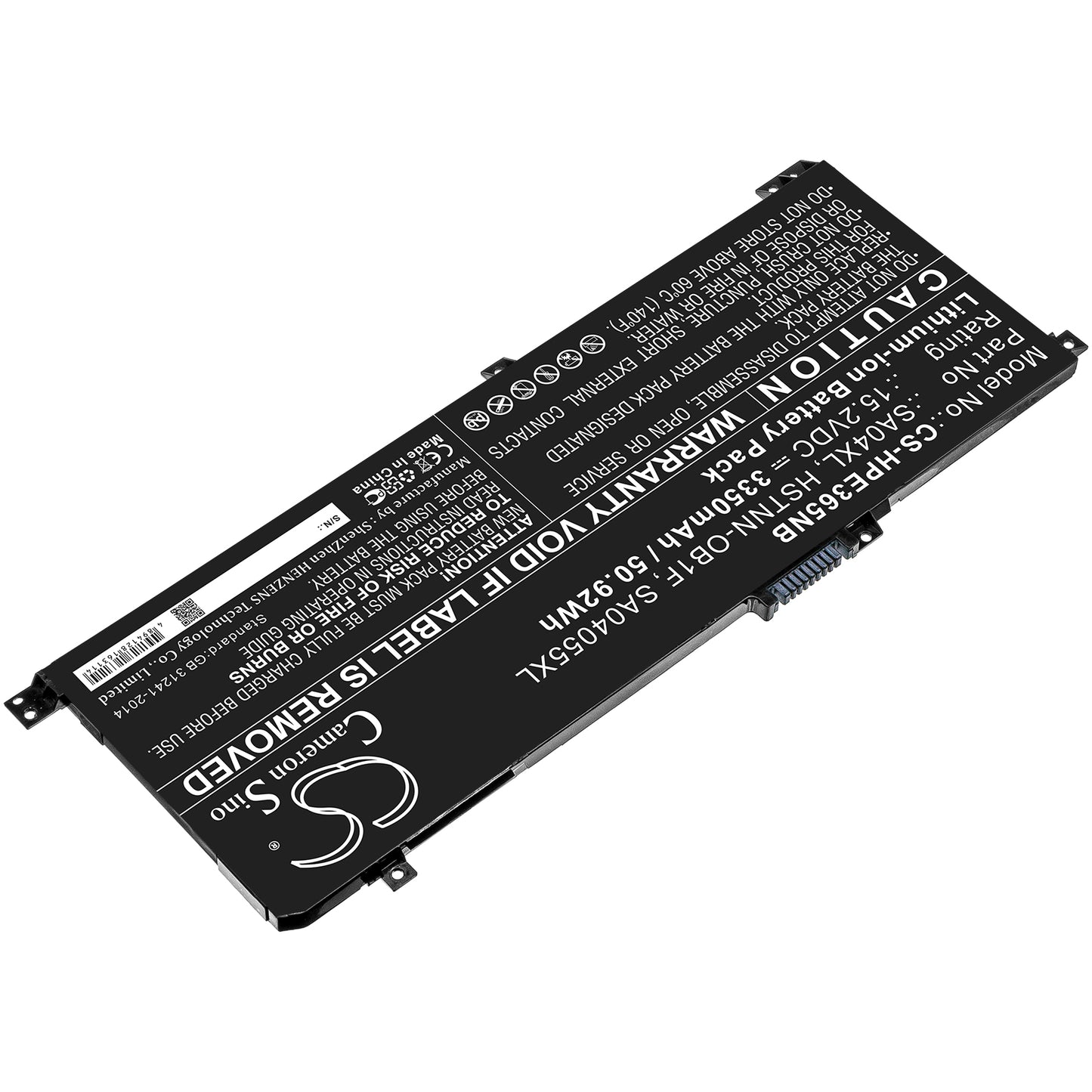 Replacement Battery for HP Envy X360 15-DS0002NC – Notebook, Laptop – 3350mAh / 15.2V - image 2