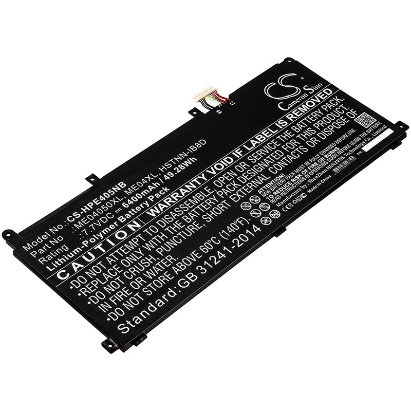 Replacement Battery for HP Elite x2 1013 – Notebook, Laptop – 6400mAh / 7.7V - image 1