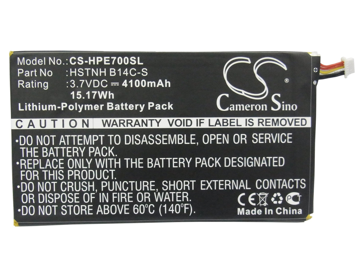 Replacement Battery for HP Tablet 7 1800 – Tablet – 4100mAh / 3.7V - image 5