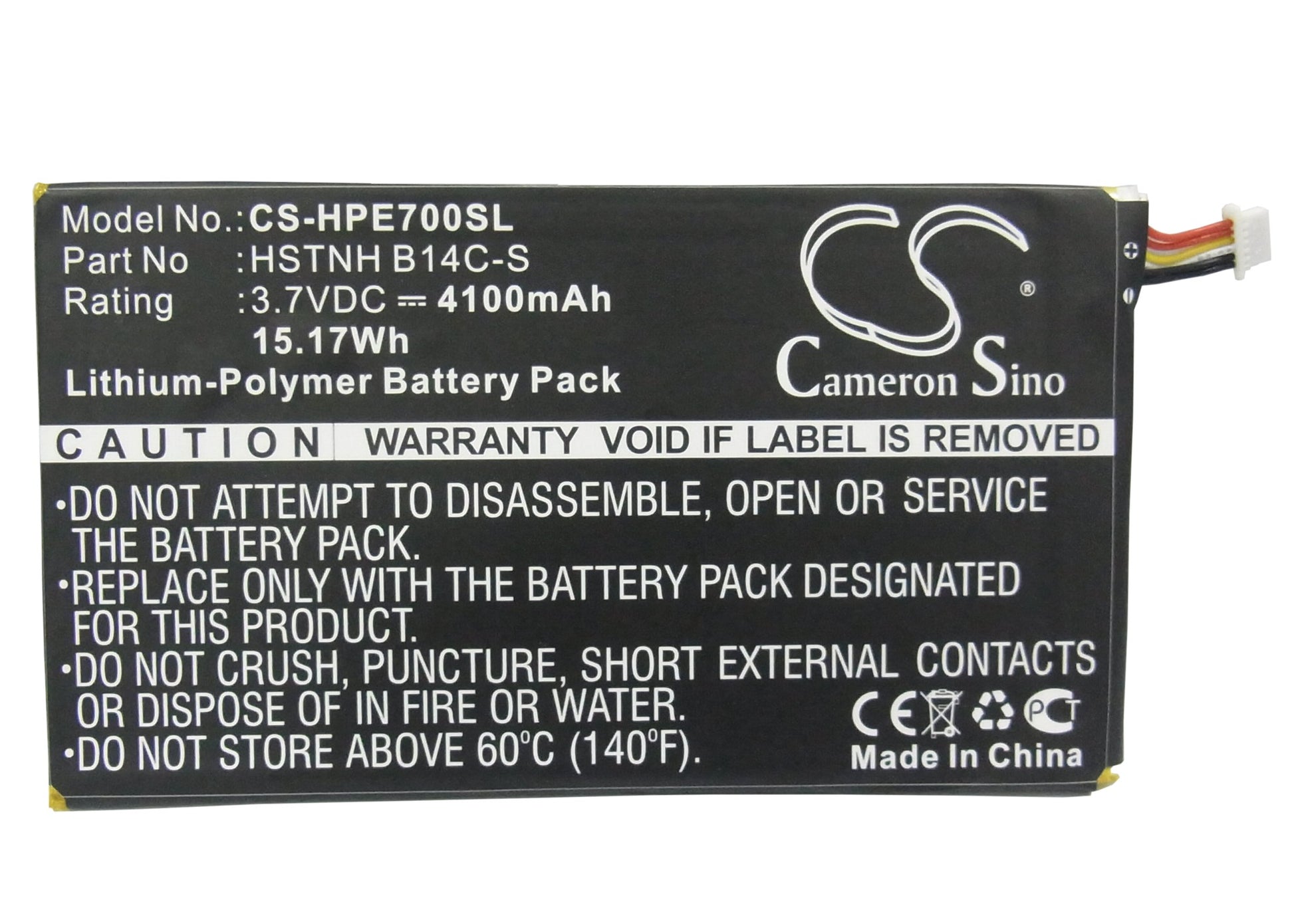Replacement Battery for HP Tablet 7 1800 – Tablet – 4100mAh / 3.7V - image 5