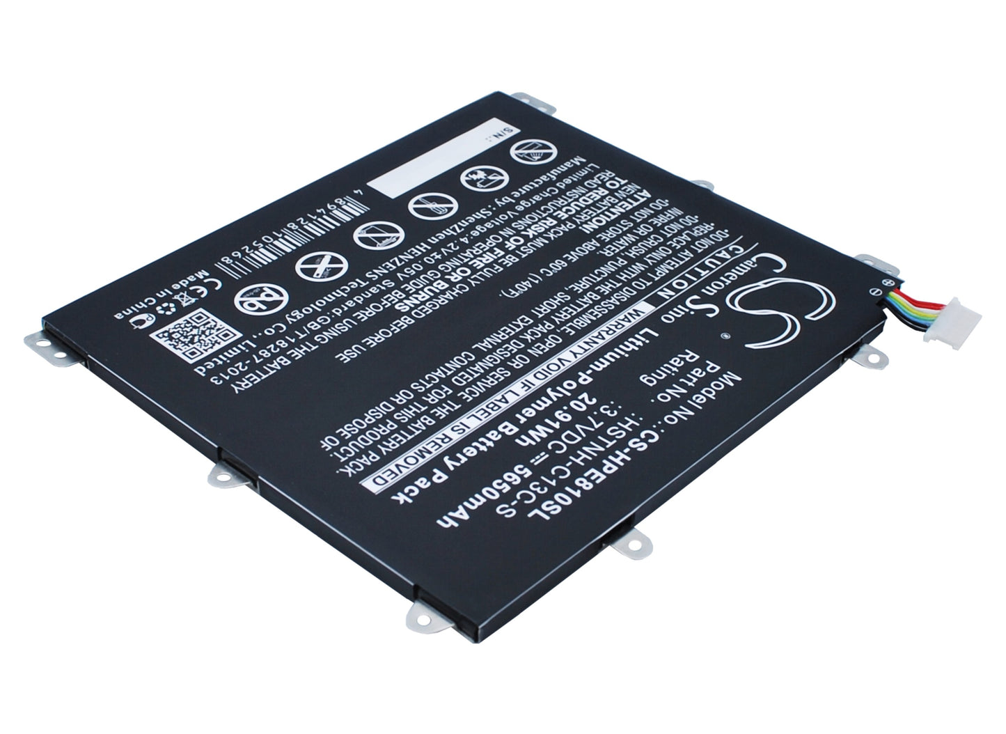 Replacement Battery for HP Slate 8 Pro – Tablet – 5650mAh / 3.7V - image 3
