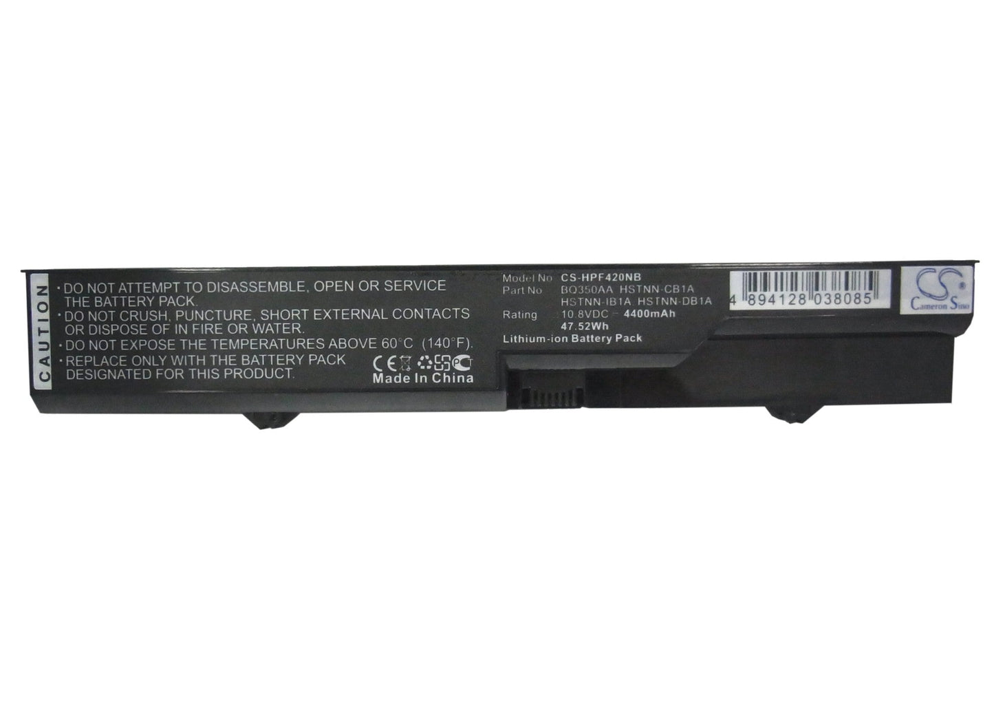 Replacement Battery for HP  420 – Notebook, Laptop – 4400mAh / 47.52Wh / 10.8V