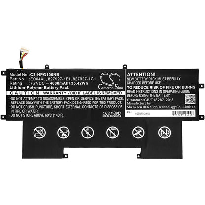 Replacement Battery for HP EliteBook Folio G1 – Notebook, Laptop – 4600mAh / 7.7V - image 3