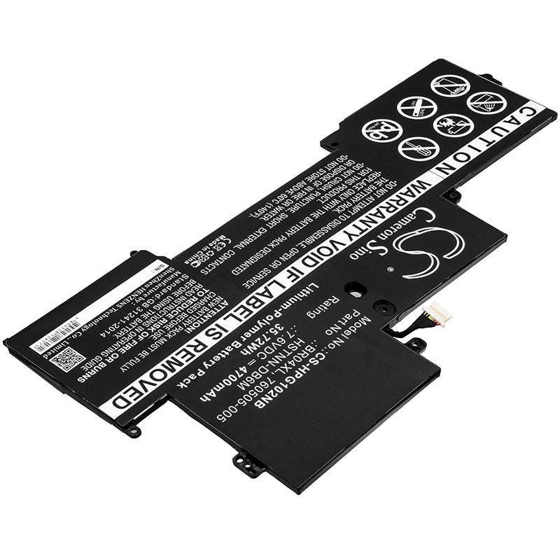 Replacement Battery for HP EliteBook Folio 1020 – Notebook, Laptop – 4700mAh / 7.6V - image 2