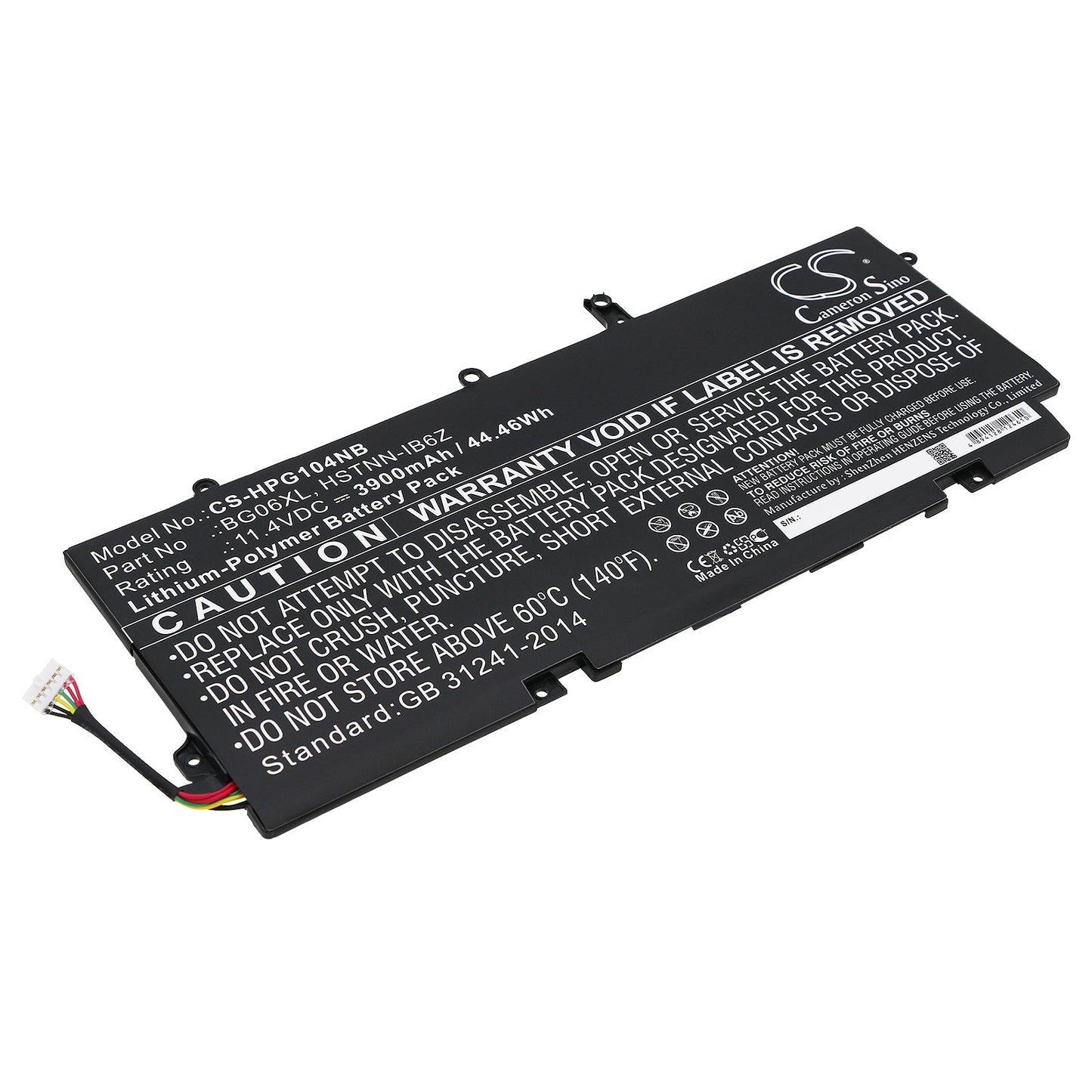 Replacement Battery for HP  EEliteBook 1040 G3-V1A85EA – Notebook, Laptop – 3900mAh / 44.46Wh / 11.4V