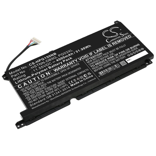 Replacement Battery for HP Pavilion Gaming 15-ec0020ng – Notebook, Laptop – 4500mAh / 11.55V