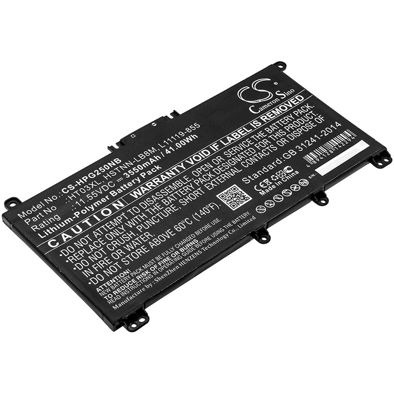 Replacement Battery for HP 250 G7 – Notebook, Laptop – 3550mAh / 11.55V - image 1