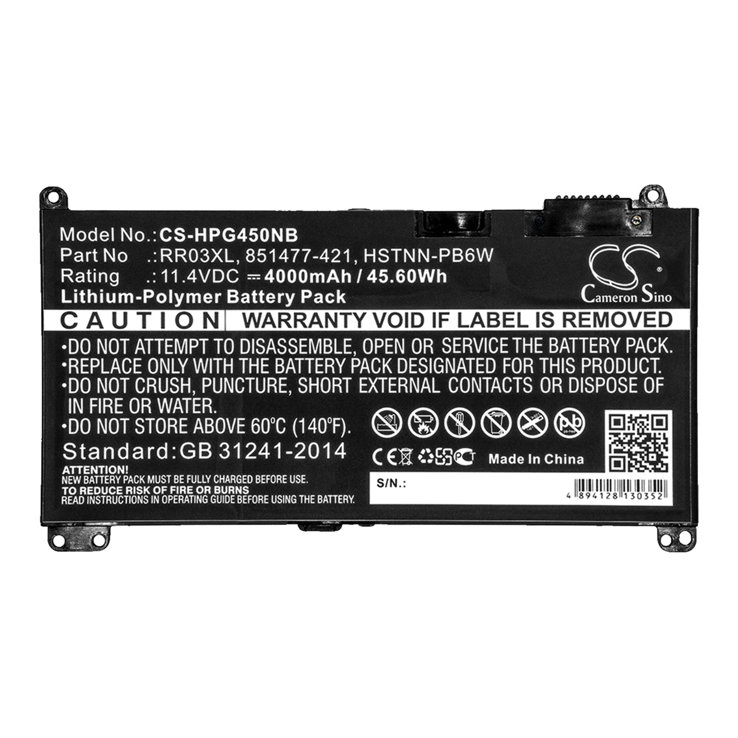 Replacement Battery for HP ProBook 430 G4 – Notebook, Laptop – 4000mAh / 11.4V - image 3