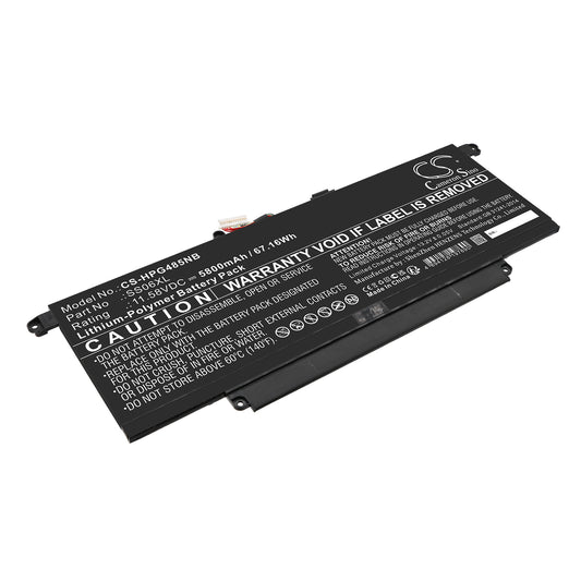 Replacement Battery for HP Dragonfly G4 85H83PA – Notebook, Laptop – 5800mAh / 11.58V