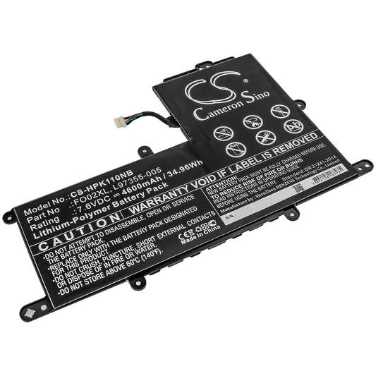 Replacement Battery for HP Chromebook 11A – Notebook, Laptop – 4600mAh / 7.6V