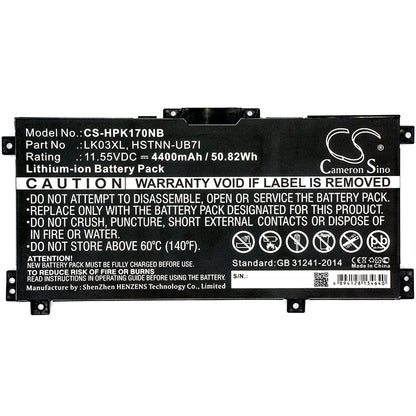 Replacement Battery for HP Envy 17m – Notebook, Laptop – 4400mAh / 11.55V - image 3