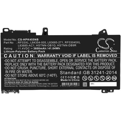 Replacement Battery for HP Pavilion x360 14 Convertible – Notebook, Laptop – 3600mAh / 11.4V - image 3