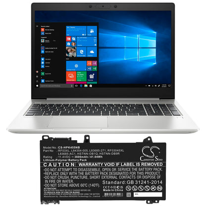 Replacement Battery for HP Pavilion x360 14 Convertible – Notebook, Laptop – 3600mAh / 11.4V - image 4