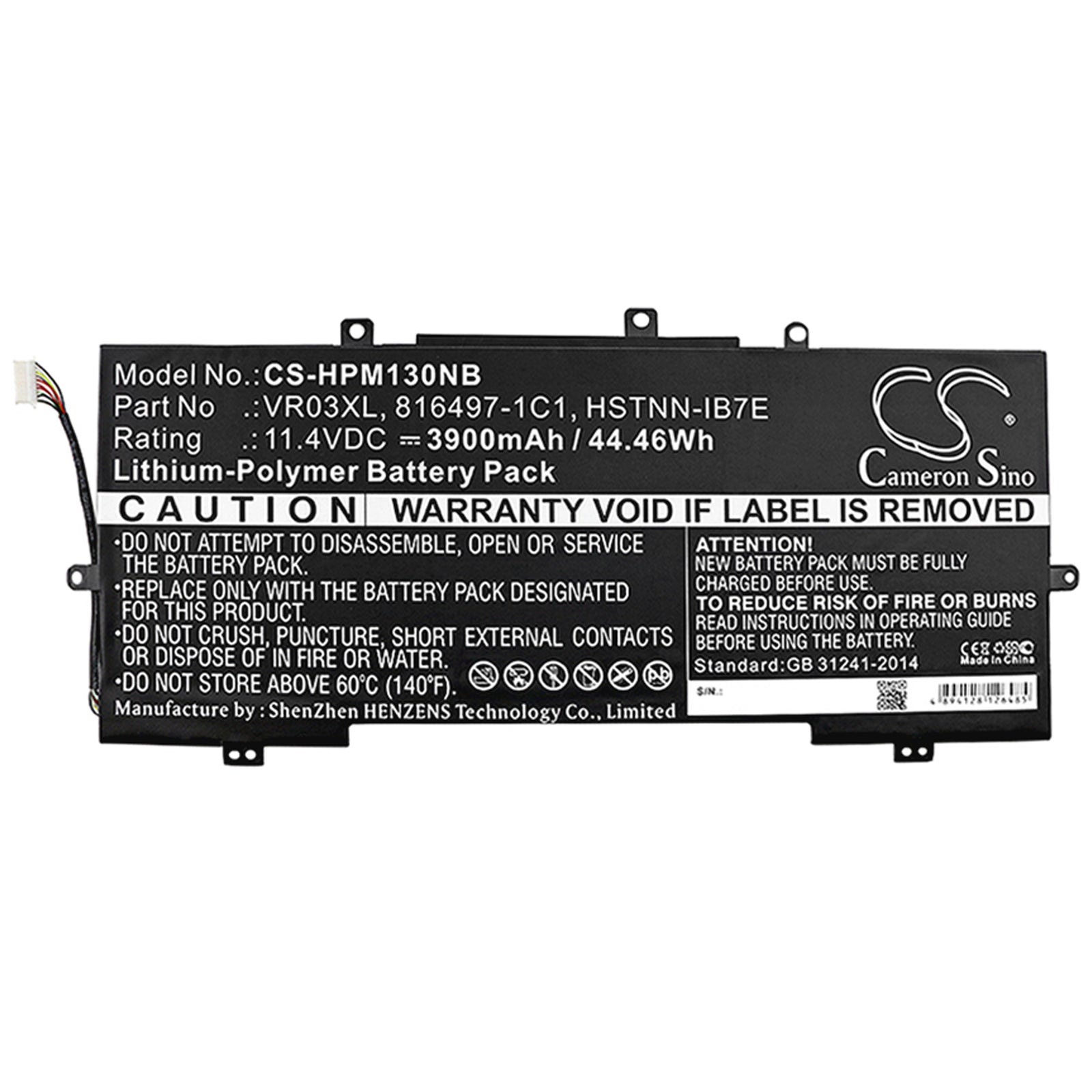 Replacement Battery for HP Pavilion 13-D – Notebook, Laptop – 3900mAh / 11.4V - image 3