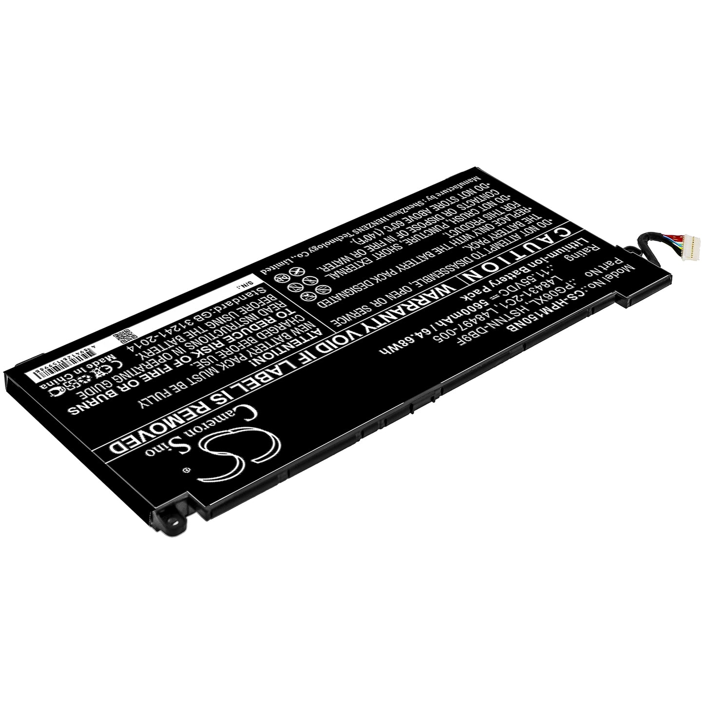 Replacement Battery for HP Omen 15-DH0138TX – Notebook, Laptop – 5600mAh / 11.55V - image 2