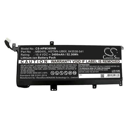 Replacement Battery for HP Envy X360 M6 – Notebook, Laptop – 3400mAh / 15.4V - image 3