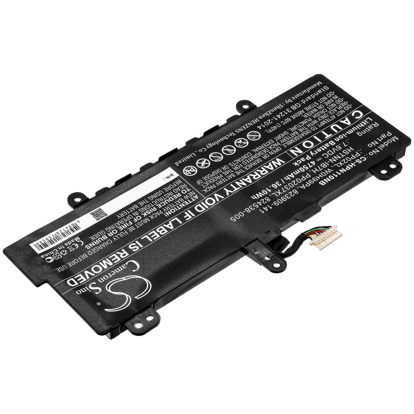 Replacement Battery for HP Pavilion 11-S001TU – Notebook, Laptop – 4750mAh / 7.6V - image 2