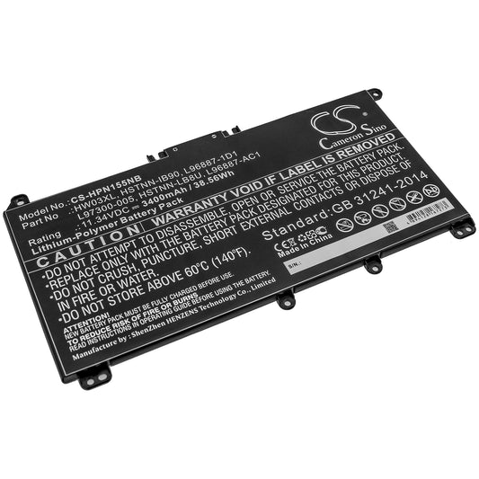 Replacement Battery for HP Pavilion 15 EG0073CL – Notebook, Laptop – 3400mAh / 11.34V