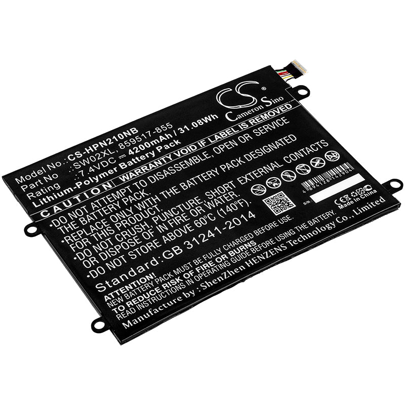 Replacement Battery for HP Notebook x2 – Notebook, Laptop – 4200mAh / 7.4V - image 1