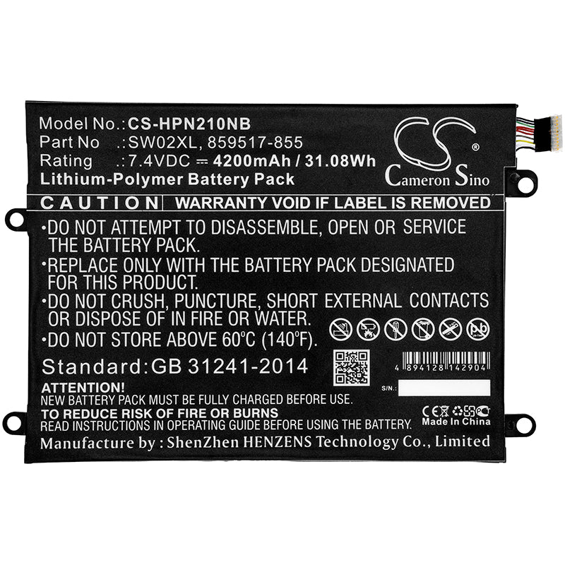 Replacement Battery for HP Notebook x2 – Notebook, Laptop – 4200mAh / 7.4V - image 3