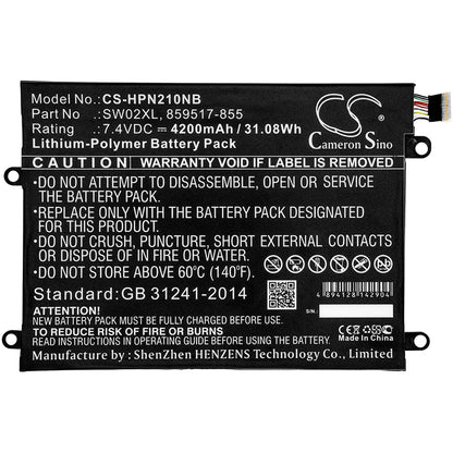 Replacement Battery for HP Notebook x2 – Notebook, Laptop – 4200mAh / 7.4V - image 3