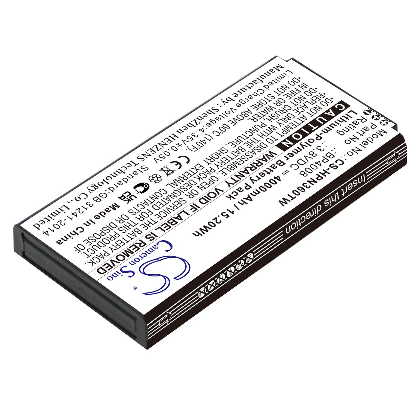 Replacement Battery for Hytera PNC360 – Two-Way Radio – 4000mAh / 3.8V - image 2