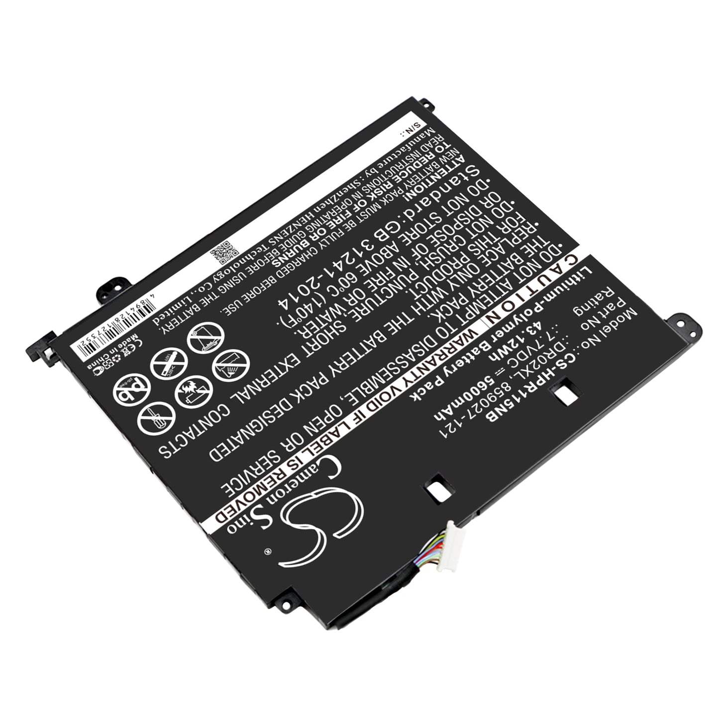 Replacement Battery for HP Chromebook 11 G5 – Notebook, Laptop – 5600mAh / 7.7V - image 2