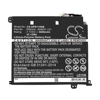 Replacement Battery for HP Chromebook 11 G5 – Notebook, Laptop – 5600mAh / 7.7V - image 3