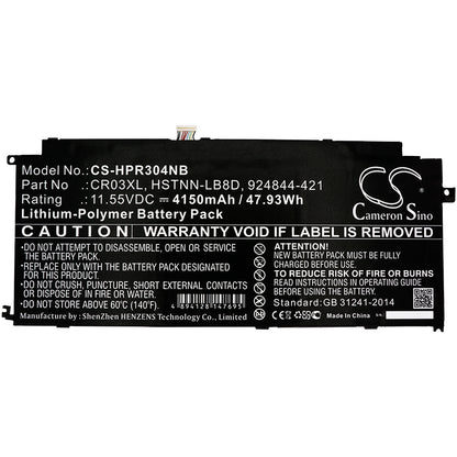 Replacement Battery for HP ENVY 12-g000 x2 Detachable PC – Notebook, Laptop – 4150mAh / 11.55V - image 3