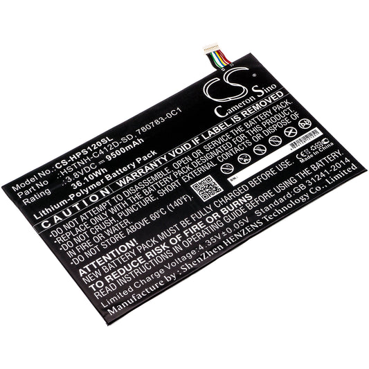 Replacement Battery for HP Pro Slate 12 – Tablet – 9500mAh / 3.8V - image 1