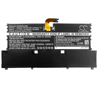 Replacement Battery for HP Spectre 13-V000 – Notebook, Laptop – 4750mAh / 7.7V - image 3