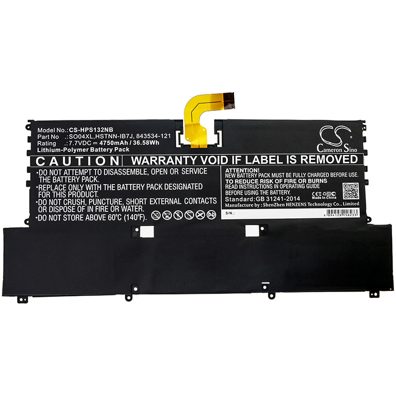 Replacement Battery for HP  F1D61EA#ABD – Notebook, Laptop – 4750mAh / 36.58Wh / 7.7V