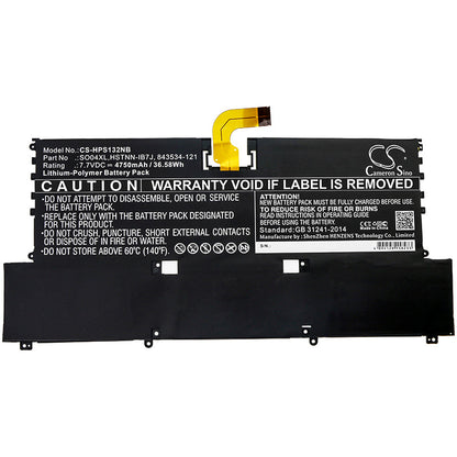 Replacement Battery for HP  F1D61EA#ABD – Notebook, Laptop – 4750mAh / 36.58Wh / 7.7V